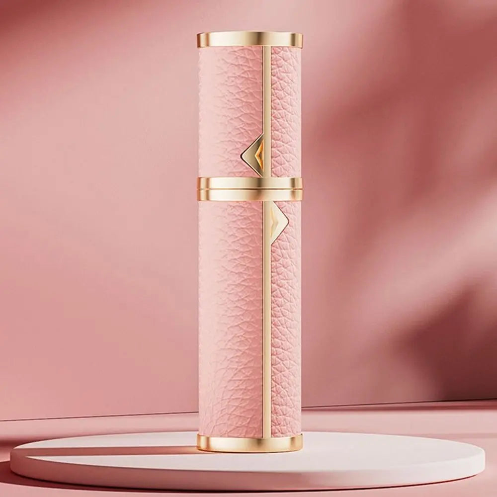 5ML PU Lychee Perfume Bottle – Refillable Bottom-Fill Atomizer | Travel Ultrafine Mist Fragrance Container