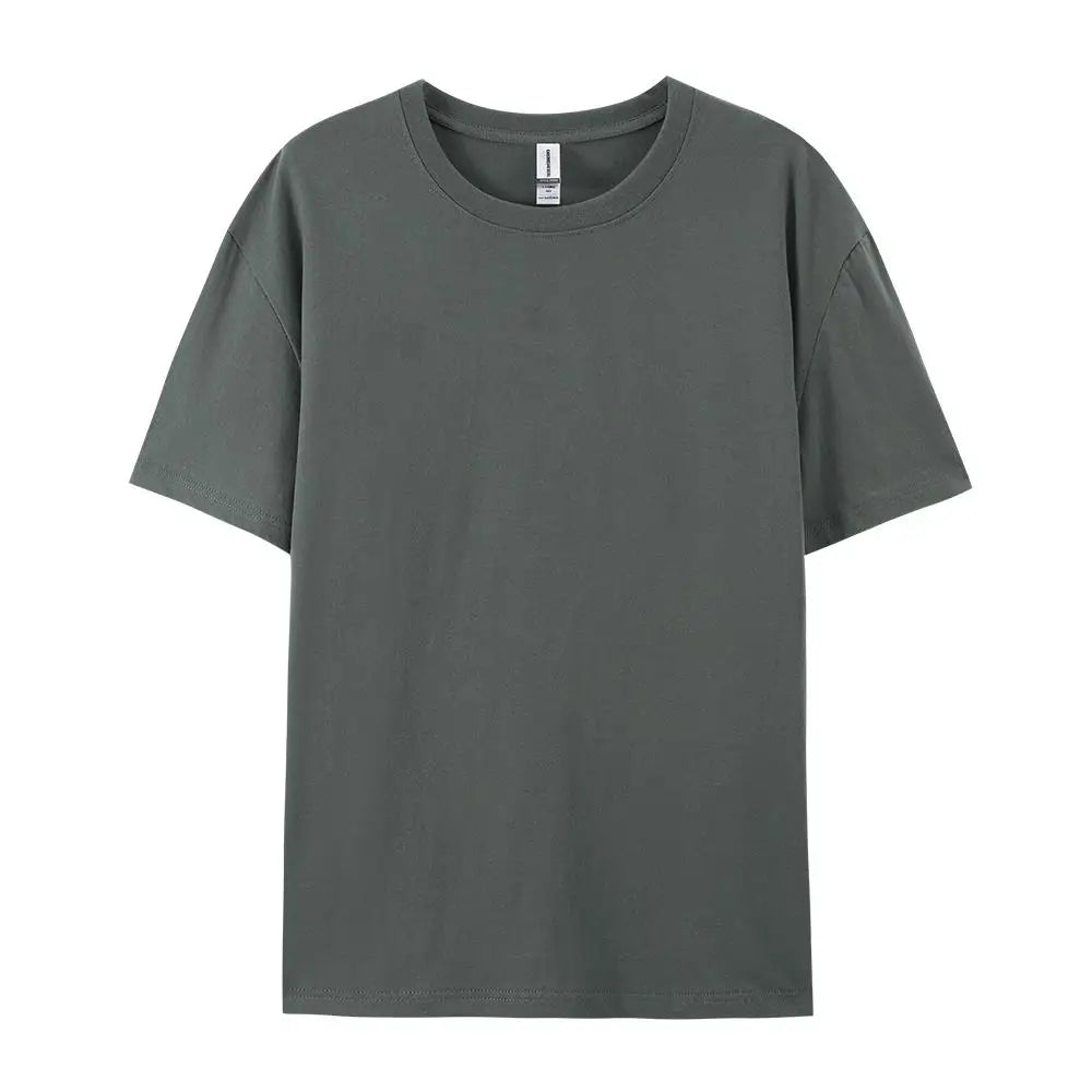 100% Cotton Women T-Shirt – Casual Sporty Short Sleeve O-Neck Tee | Loose Summer Top White & Black