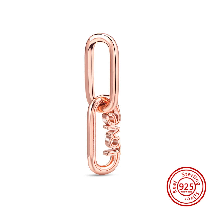 New 925 Sterling Silver ME Series Charms | Links Accessories for Original Bracelets & Necklaces DIY Jewelry Gift for Women