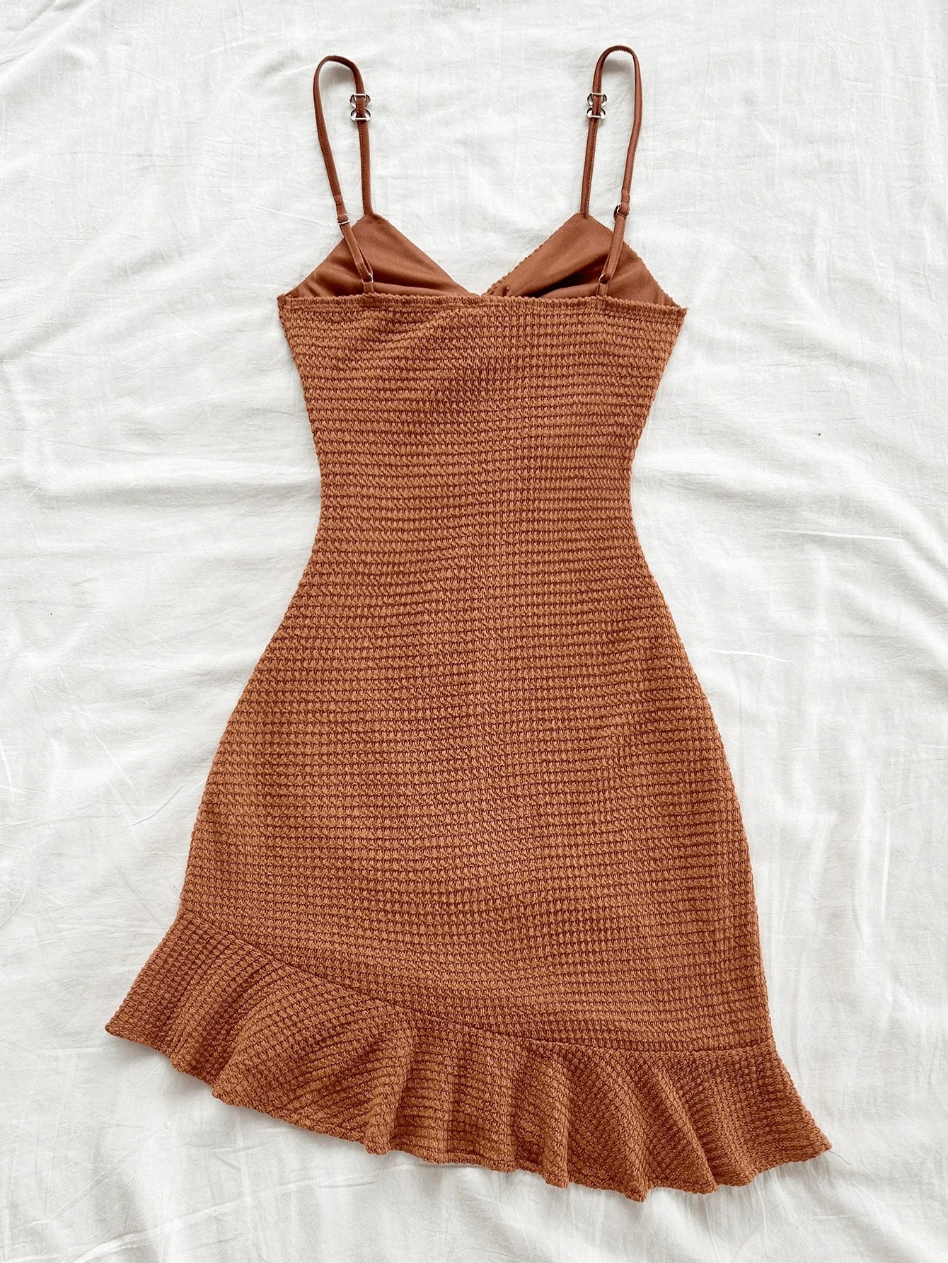 Women’s Sexy Halter Dress – Tight Slimming Ruffled Hip-Hugging Short Dress