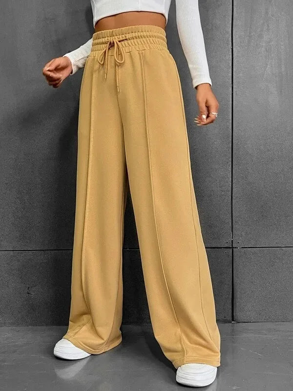 Women’s Autumn 2023 Sports Pants | Straight Tube Loose Fit Wide Leg Dance & Outdoor Casual Trousers