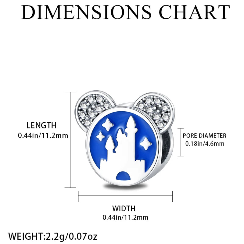 Hot Sale 925 Sterling Silver Princess Charm – DIY Women’s Bracelet Gift