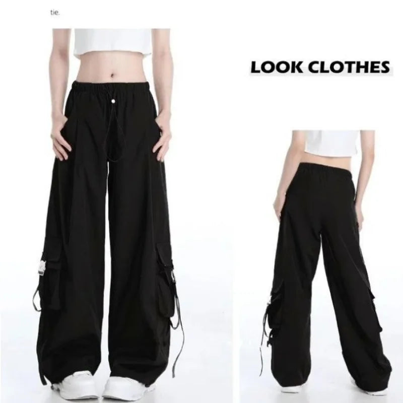 2025 Girls’ Autumn Winter Casual Tracksuit – Korean Style Hooded Sweatshirt & Loose Cargo Pants 👧❄️