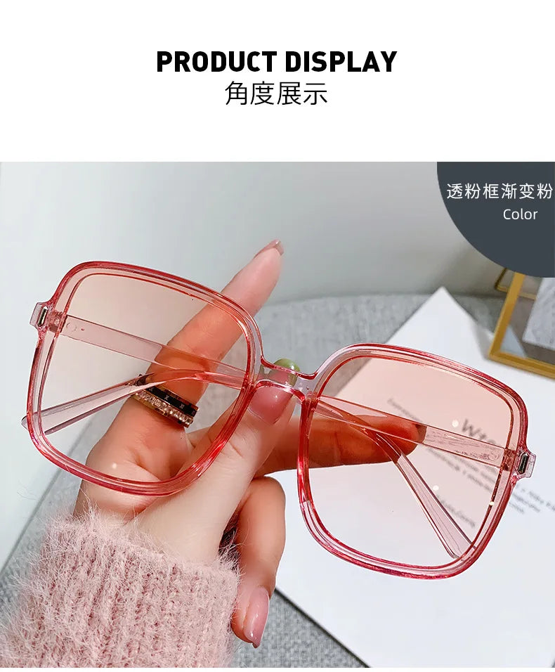 New Oversized Rectangle Sunglasses – Women’s Fashion Square Sun Glasses & Men’s Classic Vintage Eyewear | UV400 Oculos De Sol