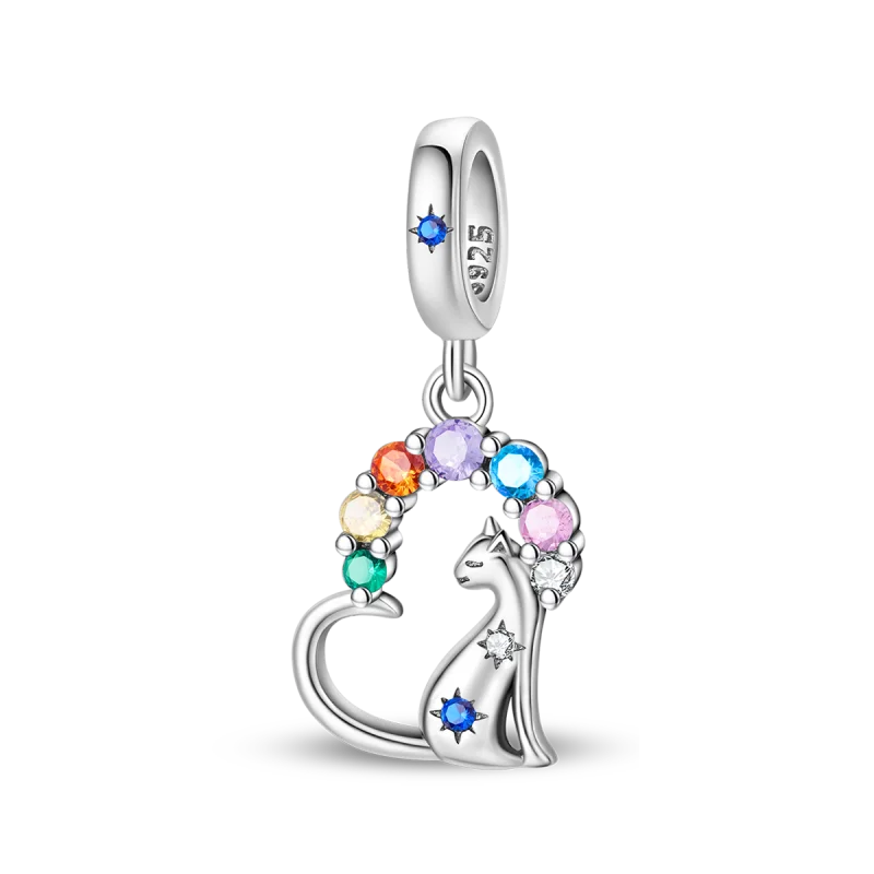 New Original 925 Sterling Silver Animal Charms | Cute Capybara, Elephant & Cat Beads for Bracelets DIY Jewelry