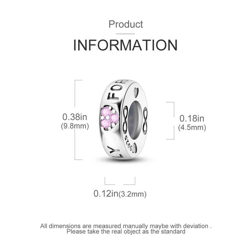 100% 925 Sterling Silver Rainbow Zircon Butterfly & Dragon Charms – DIY Bracelet Beads