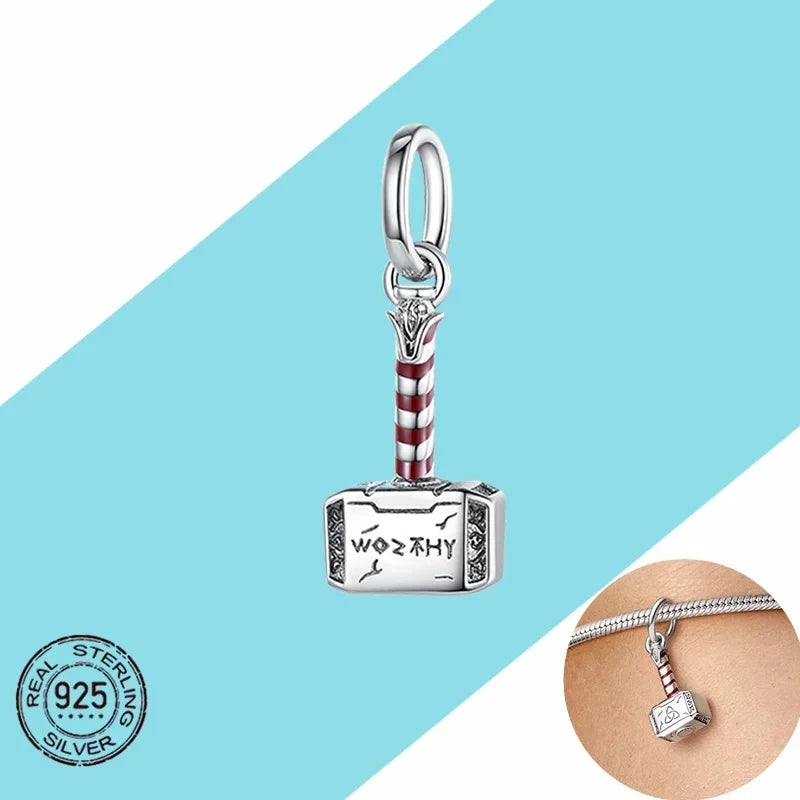 2025 S925 Sterling Silver Disney All-Star Pendant Beads | Fit Original Pandora Bracelet Women’s Fashion Jewelry