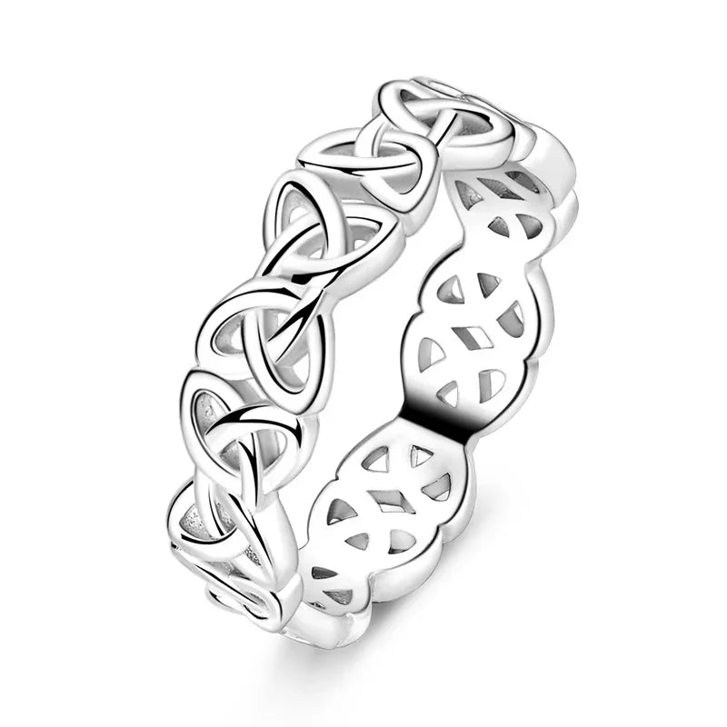 925 Sterling Silver Double Heart, Bow & Starfish Crown Rings | Women’s Moon Ring Fine Jewelry Wedding & Valentine Gift