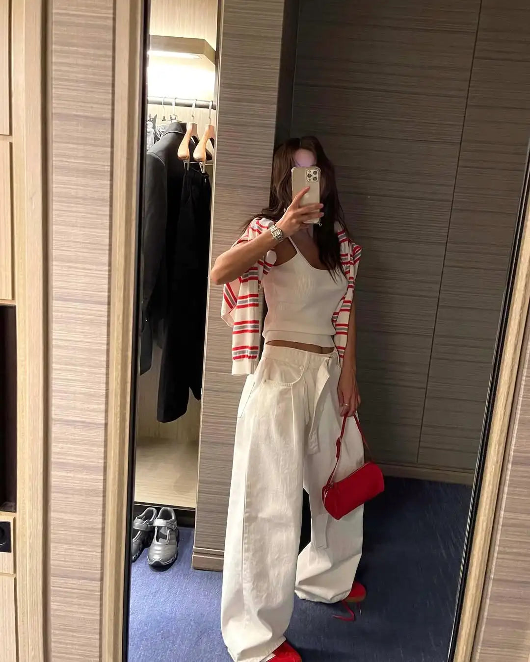 Women's Striped Knitted Cardigan | Chic Spring Button-Up Sweater | Soft Classic Open Front Knitwear