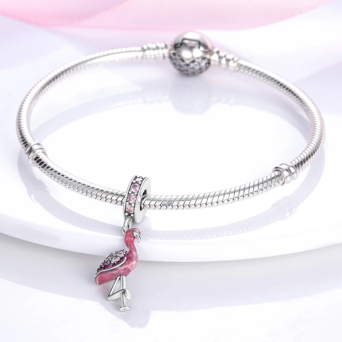 S925 Silver Heart Love Mom Infinity Charm | Dangle Bead Fit Bracelet Jewelry Mother’s Day Gift
