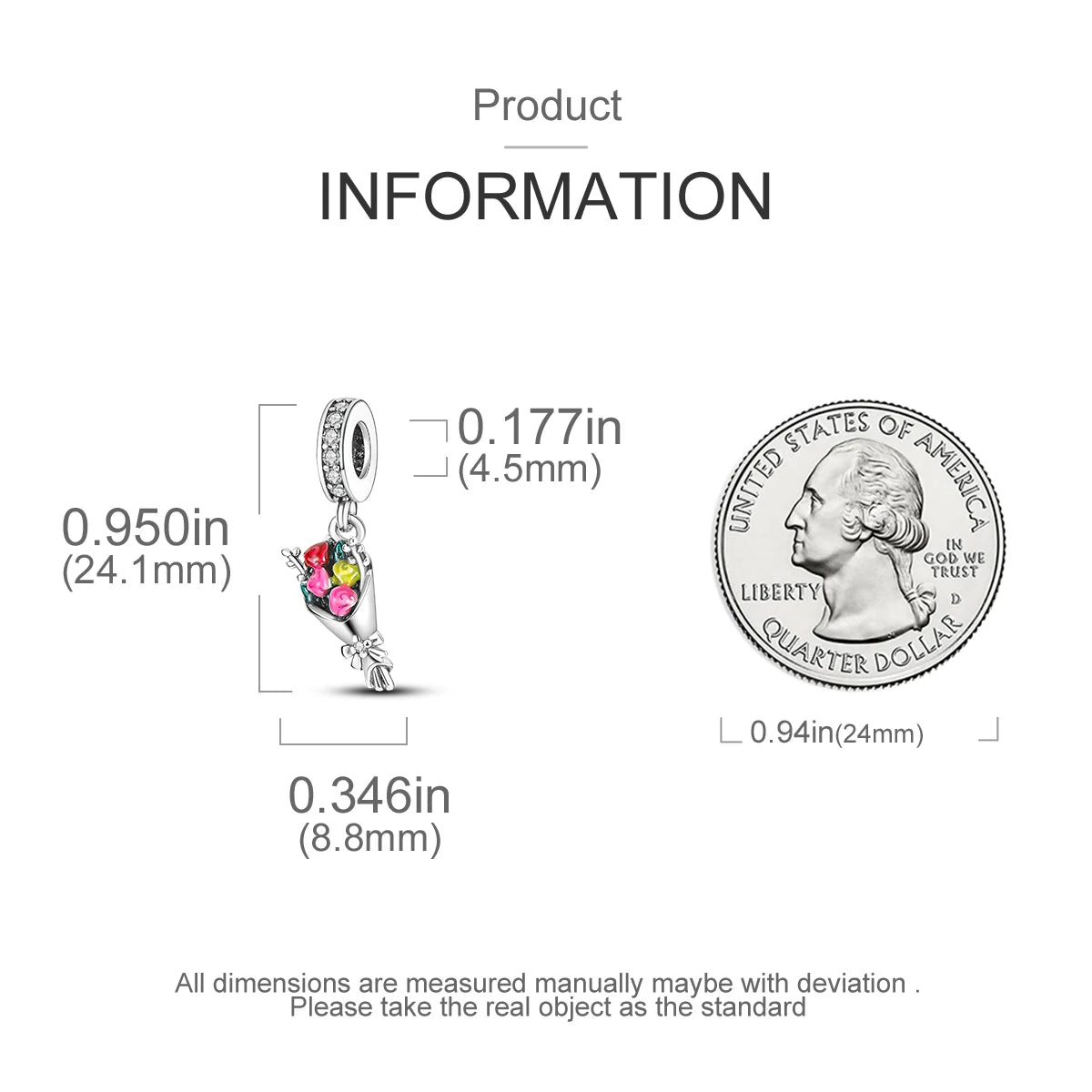 S925 Silver Heart Love Mom Infinity Charm | Dangle Bead Fit Bracelet Jewelry Mother’s Day Gift