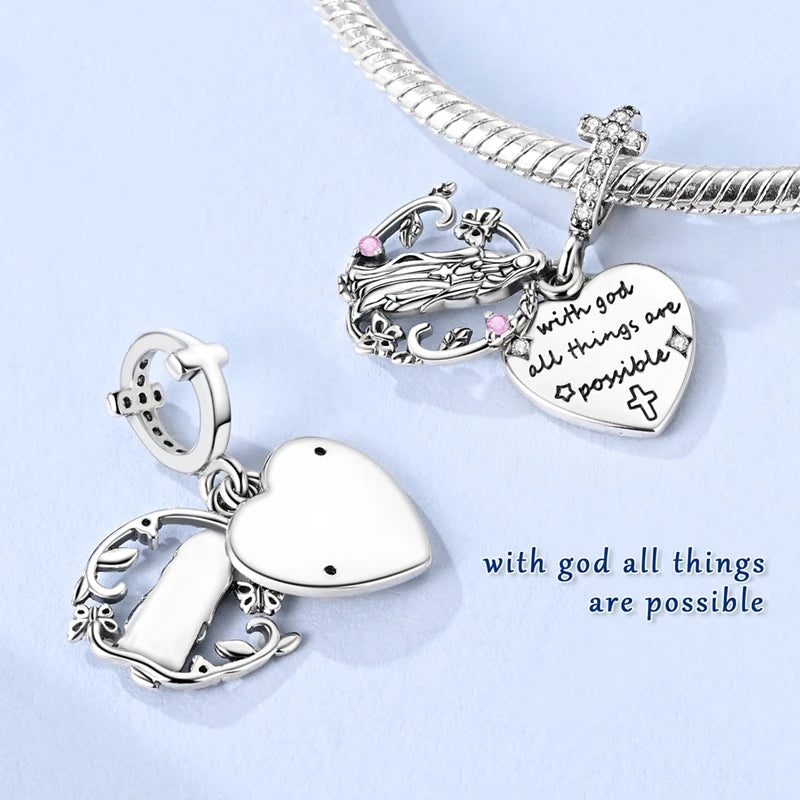 925 Sterling Silver Animal & Love Charms | Cat, Elephant, Bear, Swan & Easter Egg Beads Fit Original 3mm Bracelets DIY Jewelry