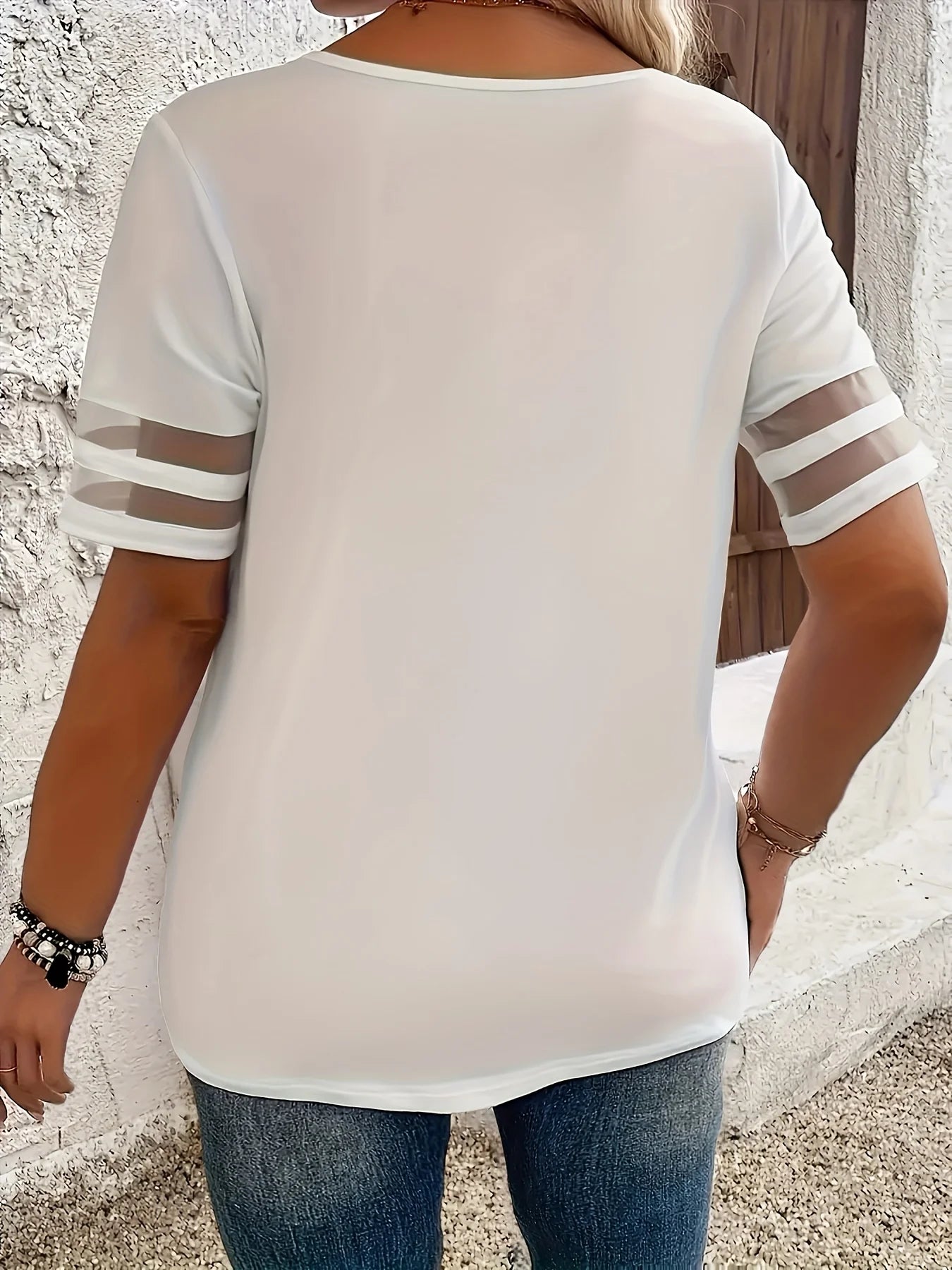 Plus Size Elegant Casual Long Sleeve T-Shirt Women – Loose Fit Temperament Top for Holiday & Weekend 👚✨