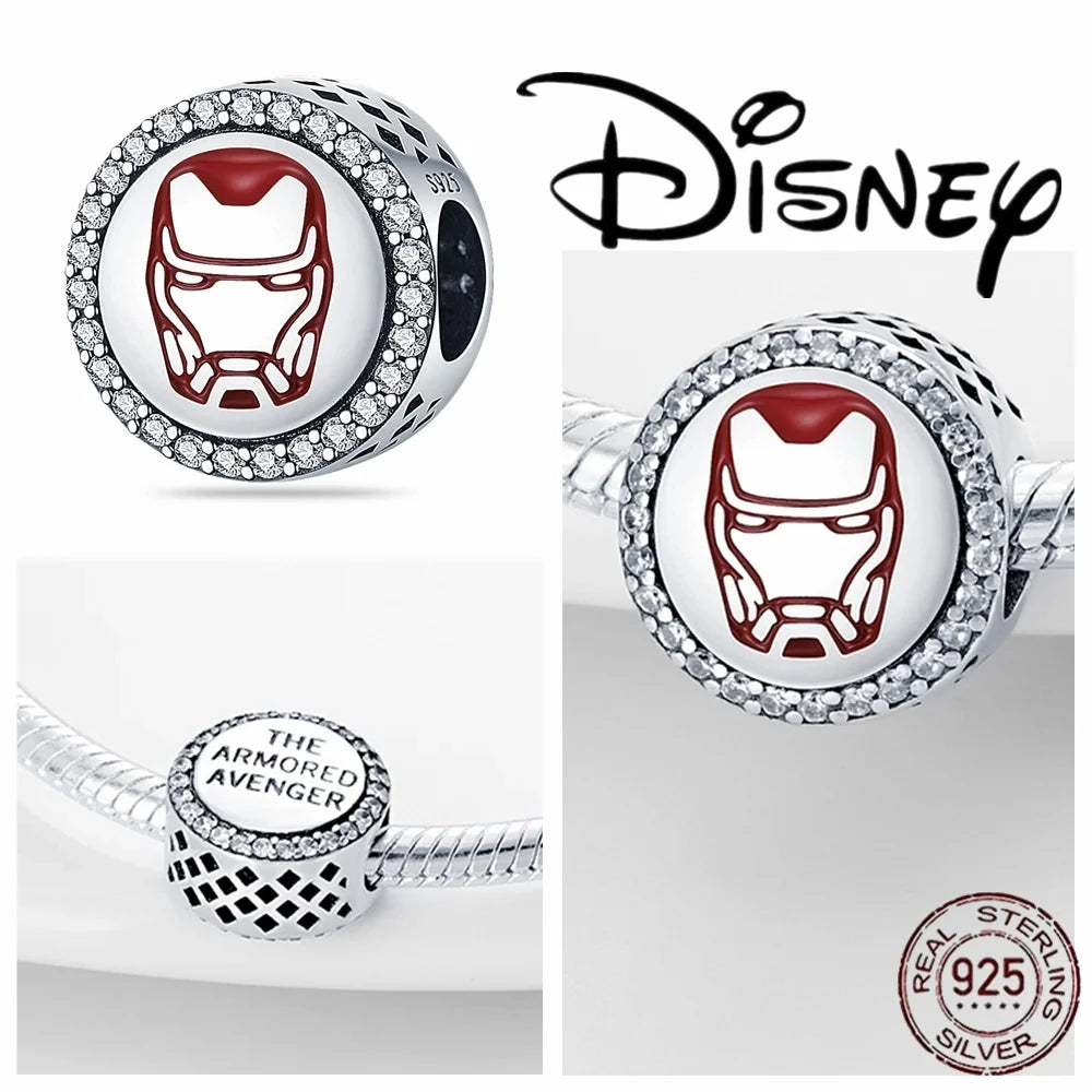 100% 925 Sterling Silver Disney Star Wars Charm Beads – DIY Bracelet Jewelry for Women