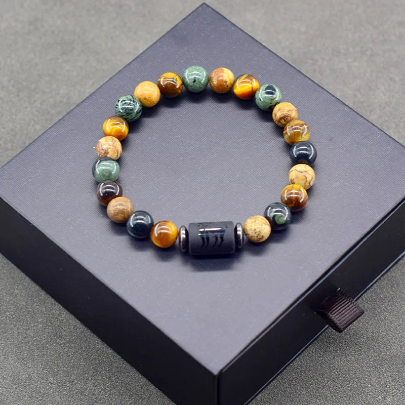 Zodiac Sign Bracelet for Men & Women | 12 Constellation Bangles | Gemini, Virgo, Leo, Libra Friendship Gift