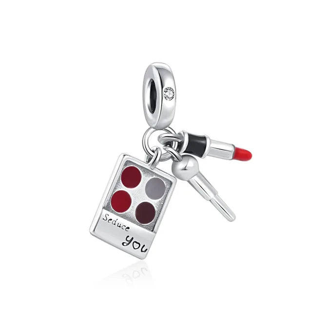 New 925 Sterling Silver Luggage, Airplane, Dog & First Aid Kit Charm Bead – Fits Original Pandora Bracelet, Women’s DIY Jewelry