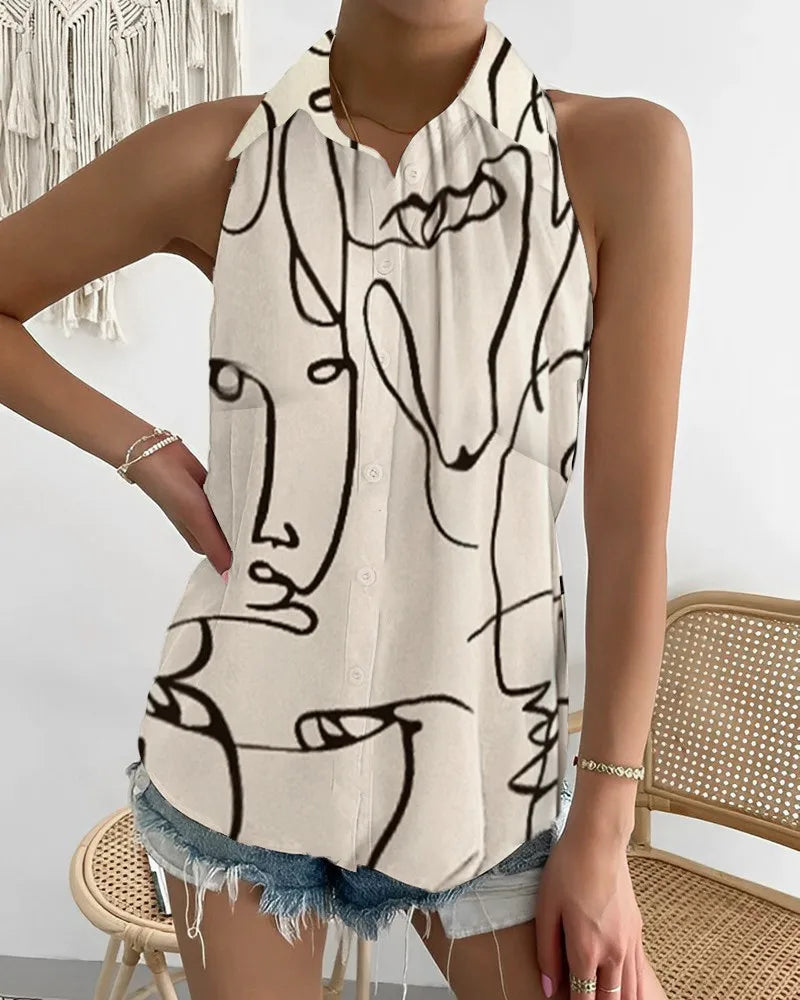 Women Elegant Chiffon Blouse 🌿 Spring Summer Casual V-Neck Loose Top ✨