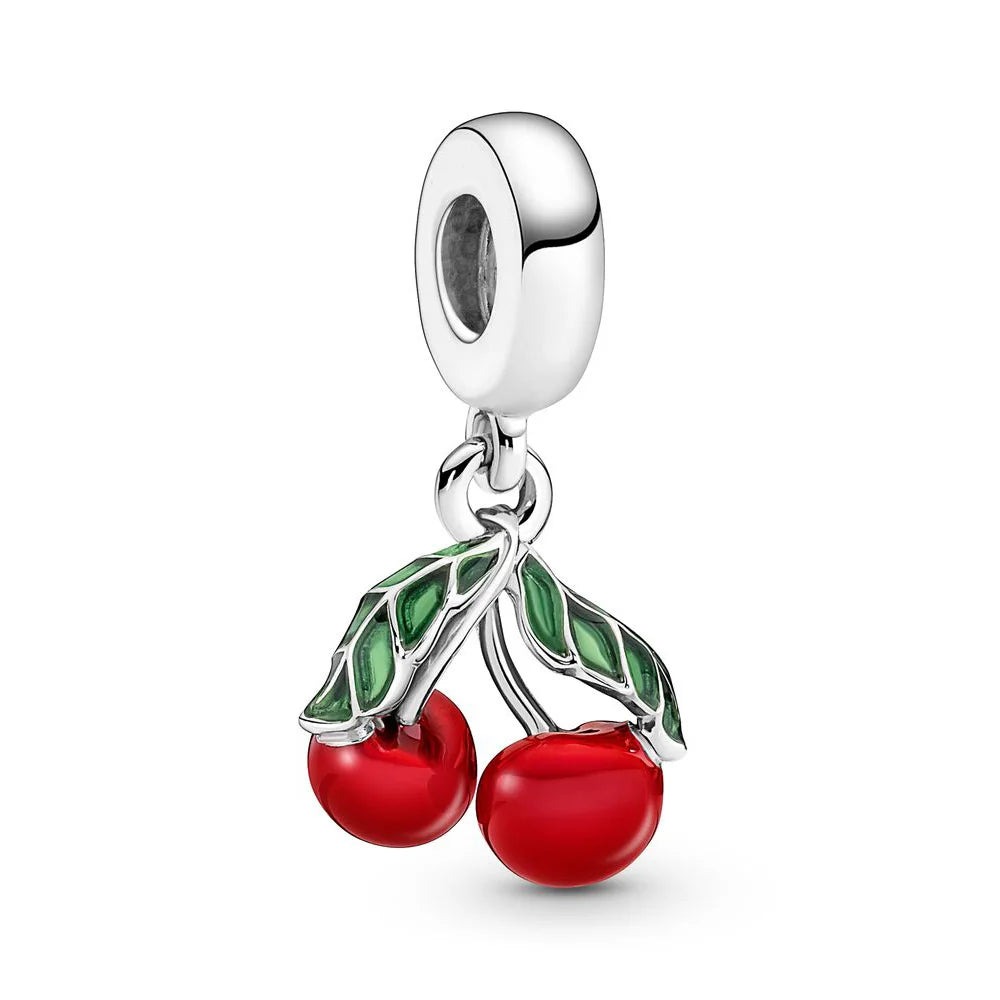 925 Sterling Silver Blue Planet & Dolphin Galaxy Dangle Charm | Women’s Bracelet DIY Jewelry