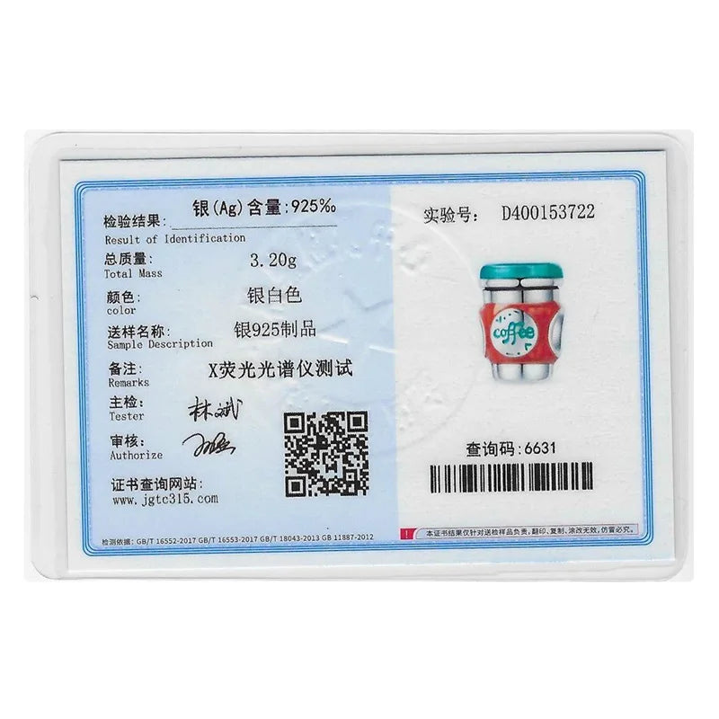 925 Sterling Silver Dessert Afternoon Tea Charm – Coffee, Cake, Pizza & Fries Beads Fit Original Pandora Bracelet DIY Jewelry