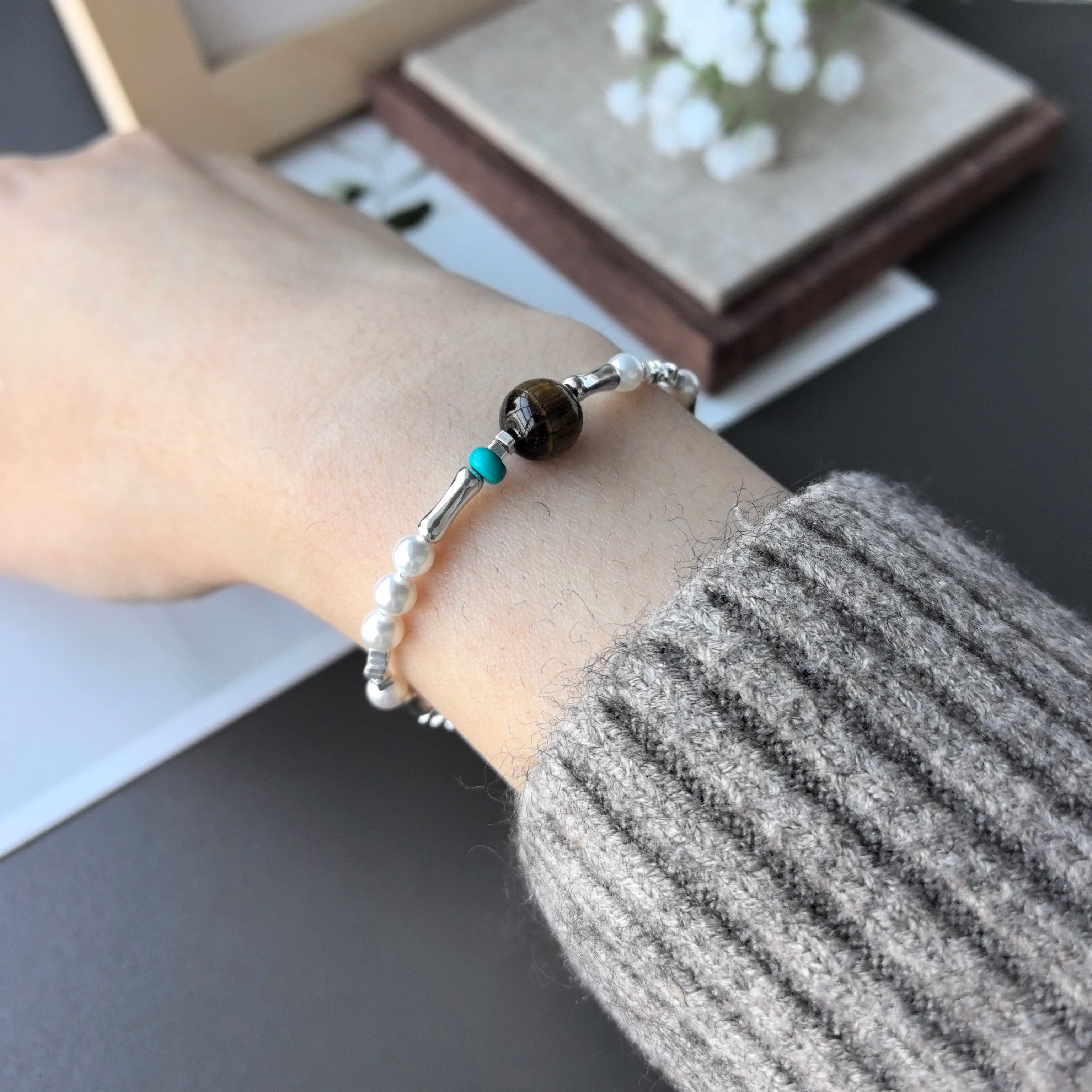 925 Sterling Silver Green Leaf Bracelet | Elegant Nature-Inspired Bangle for Women Girls Fashion Jewelry Gift