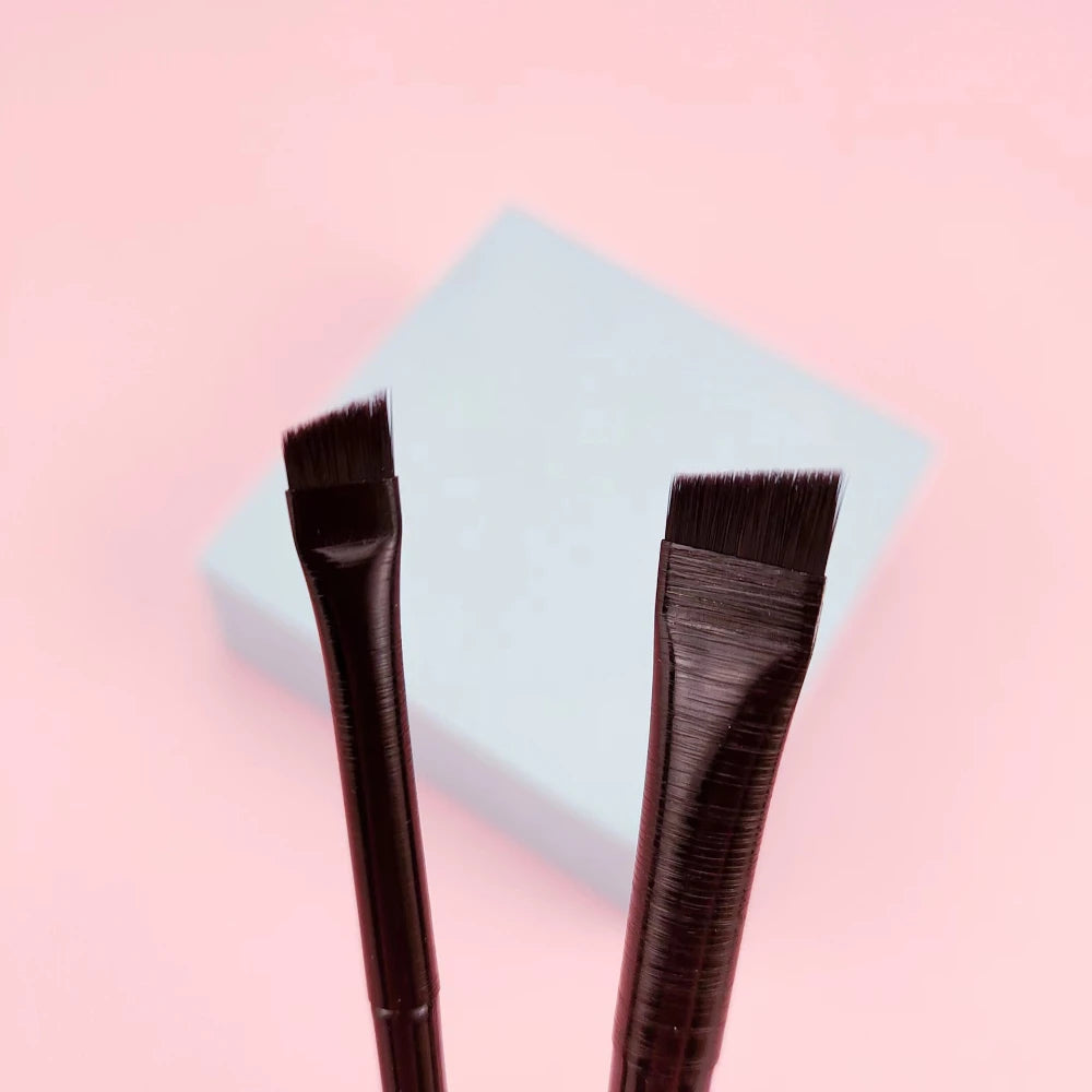 Cosmetics Brush Make Up Tool Beginners Angled Fine Eyeliner Brushes Eyeliner Eyebrow Tools for Kids or Girls Beginners