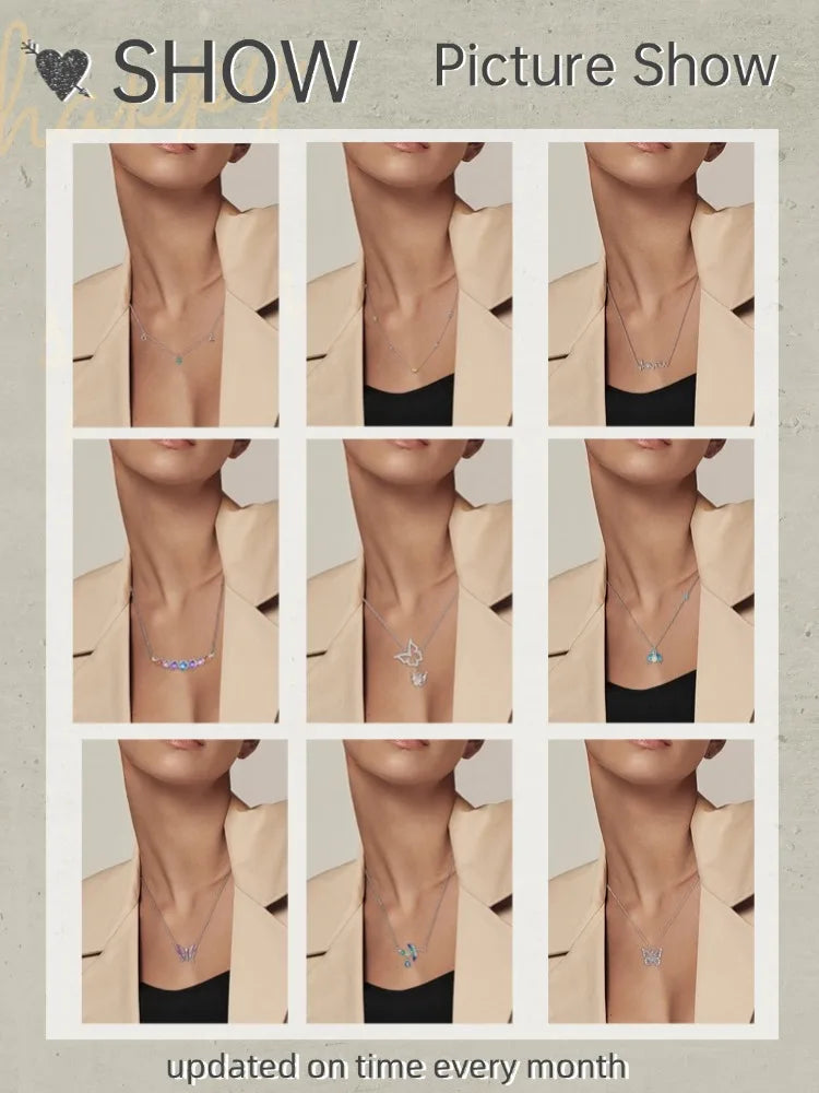 Heart to Heart Necklace 925 Sterling Silver Love Pendant Chain for Women – Wedding & Engagement Fine Jewelry