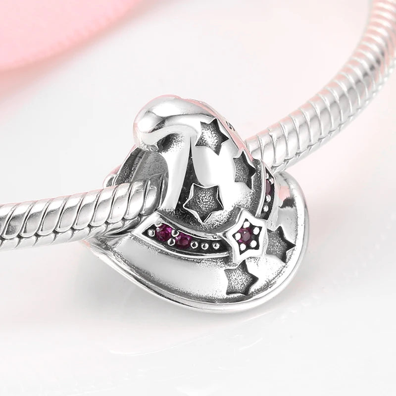 Give Birth To Life Pregnant Mother 925 Sterling Silver Charm | Pink CZ Beads Fit Original Bracelets