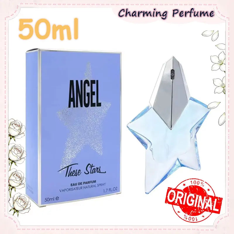 50ML Angel Diamond Pheromone Perfume – Star Crown Elegant Fresh Vitality Fragrance | Long-Lasting Eau De Toilette for Women