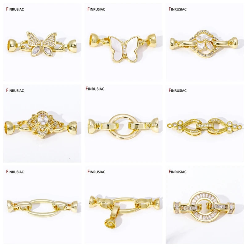 18K Gold Plated Brass Irregular Spacer Beads – 10/20Pcs Loose Bead Separators for DIY Bracelet & Jewelry Making