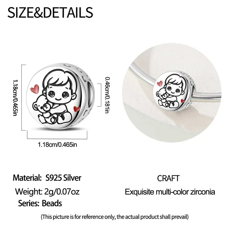 New Original 925 Sterling Silver Animal Charms | Cute Capybara, Elephant & Cat Beads for Bracelets DIY Jewelry