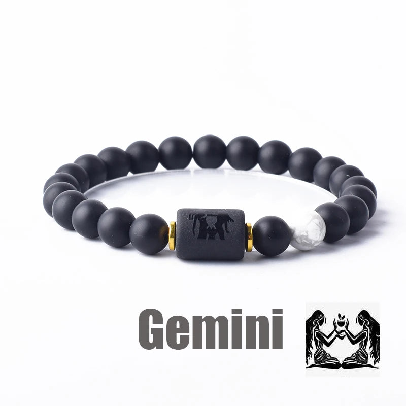 Zodiac Sign Bracelet for Men & Women | 12 Constellation Bangles | Gemini, Virgo, Leo, Libra Friendship Gift