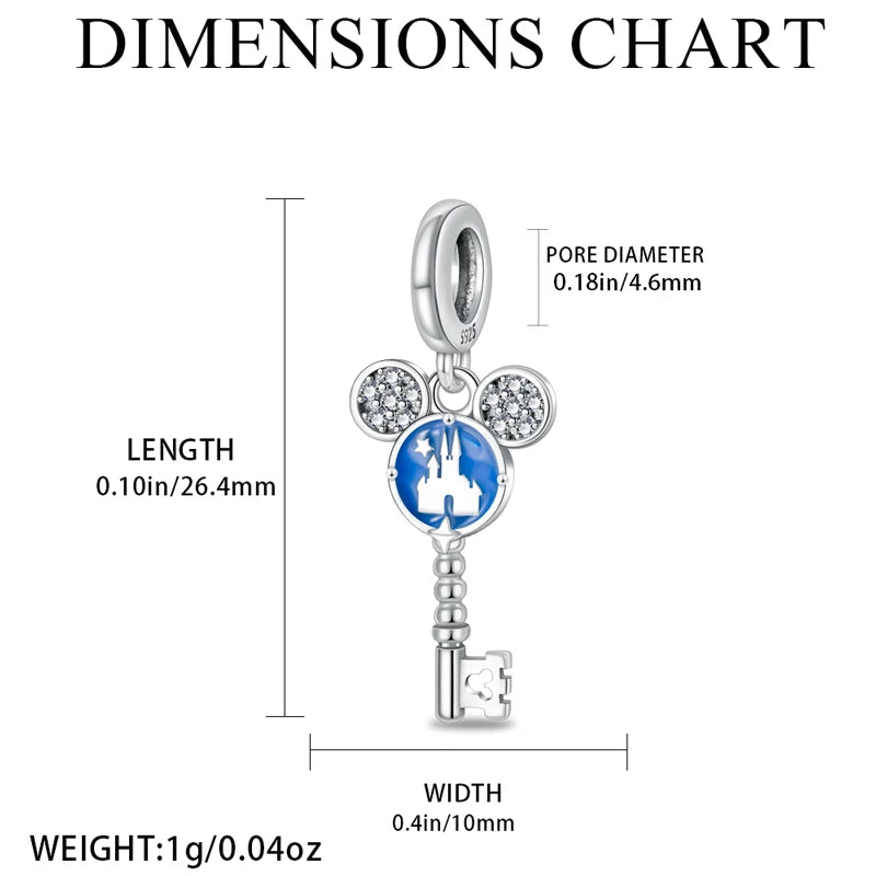 Hot Sale 925 Sterling Silver Princess Charm – DIY Women’s Bracelet Gift