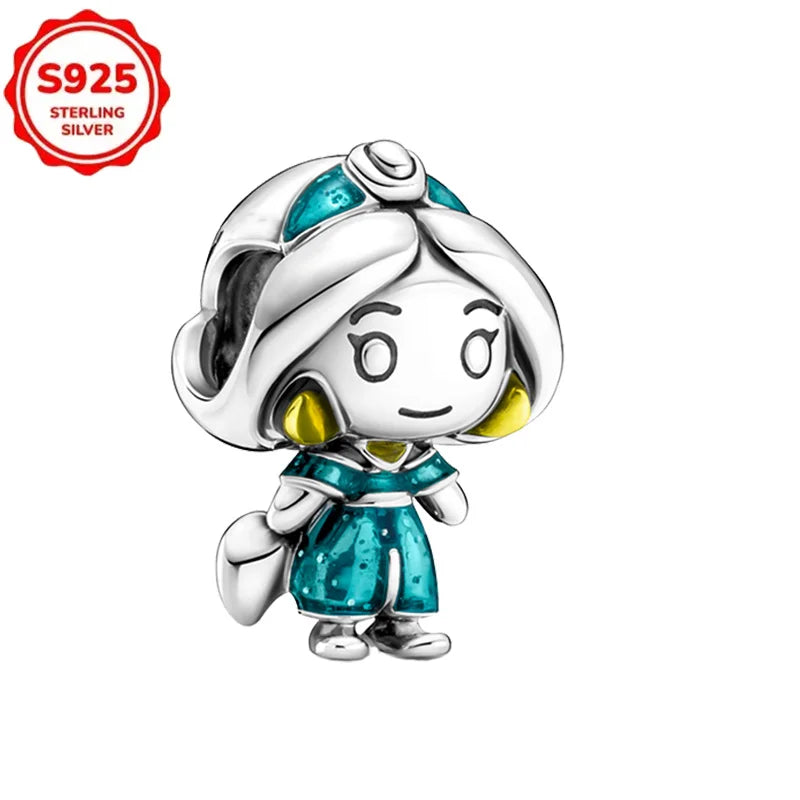 New Disney 925 Sterling Silver Cheshire Cat & Dumbo Charms – Original Bracelet Beads DIY Pendant Halloween Jewelry Gift