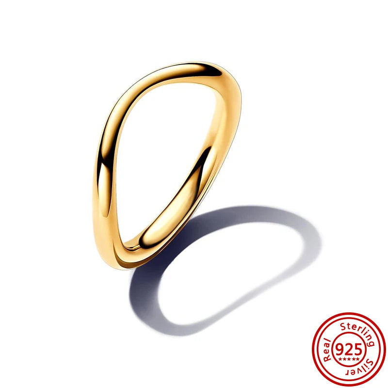 2025 925 Pure Silver Crown Sparkling Zircon Charm Ring for Women | Fashion Jewelry Anniversary Gift