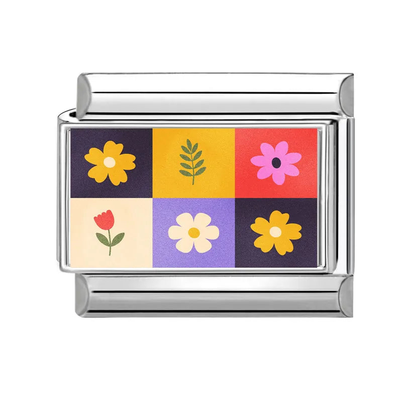 2025 Original Y2K Colorful Cute Cartoon Cats Dogs Italian Charm Links Fit 9mm Stainless Steel Bracelet Men Women DIY Making Gift