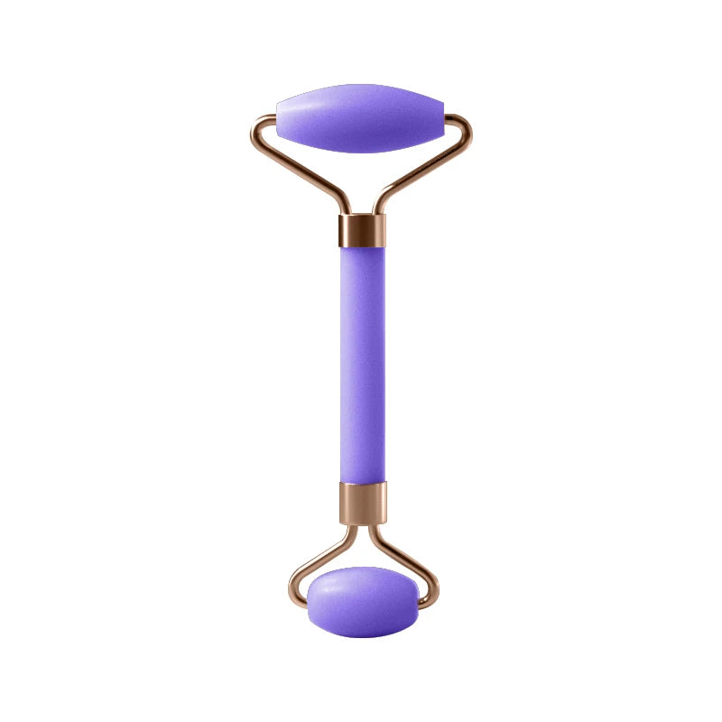 Resin Facial Roller for Face, Neck & Eyes – Massage & Scraping Tool for Beauty Skin Care