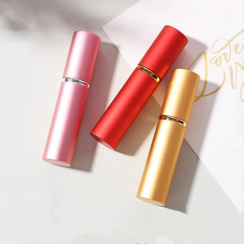 5ML/10ML Top Refillable Perfume Atomizer – Empty Glass Spray Bottles with Aluminum Sprayer