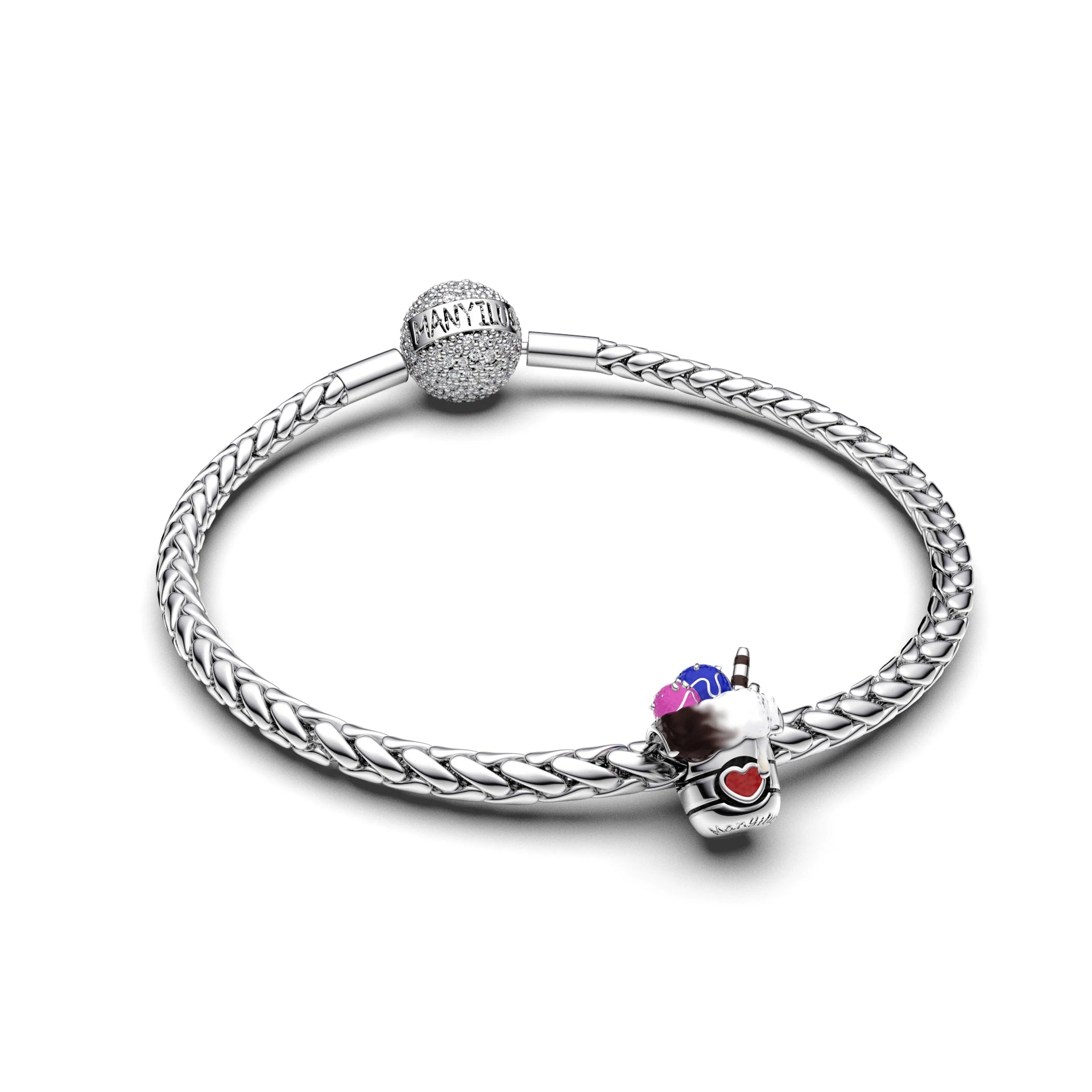 High-Quality 925 Silver Beads for Jewelry Making | Phone Charm, Pendant & Bracelet Accessories