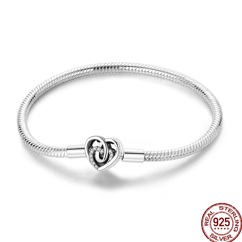 925 Sterling Silver Rainbow Leather Braided Bracelet | Eternal Love Stars & Moon Charm – DIY Women’s Beaded Jewelry Gift