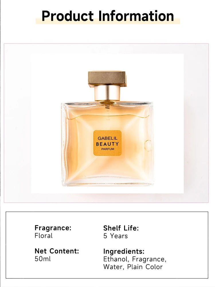 50/100ML Lady Elegant Perfume – Citrus, Fresh Floral & Fruity Notes | Long-Lasting Romantic Pheromone Spray