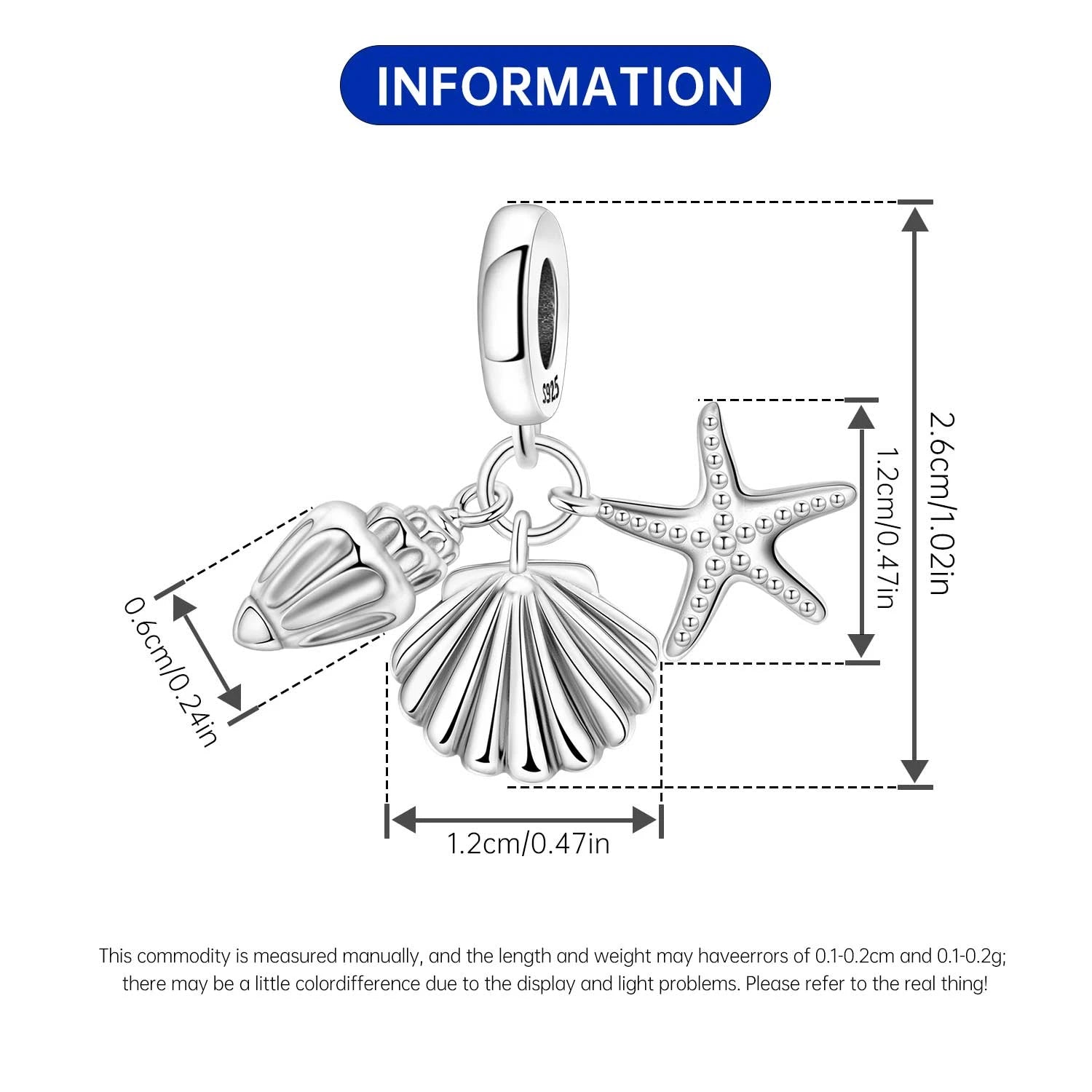 Orstarry 925 Sterling Silver Mermaid Cartoon Charm | Original Pendant Beads Fit Pandora Bracelet DIY Fine Jewelry Gift