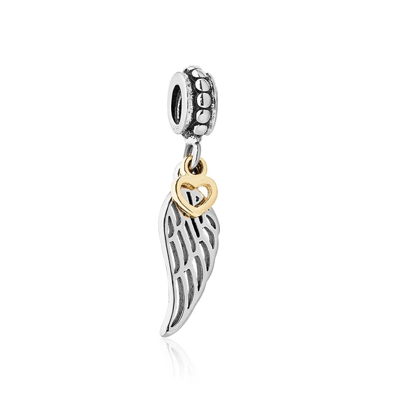 925 Sterling Silver Conch Crown Wings Charm | Fits Original Bracelet | DIY Women’s Love Jewelry Accessories