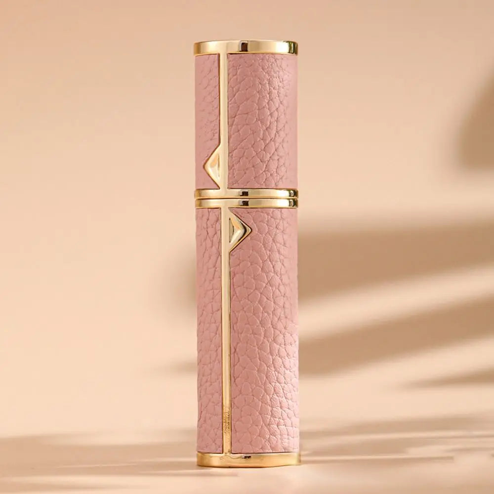 5ML PU Lychee Perfume Bottle – Refillable Bottom-Fill Atomizer | Travel Ultrafine Mist Fragrance Container