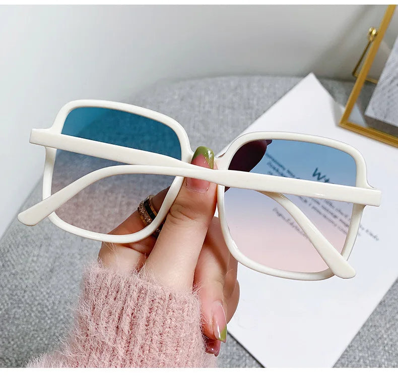 New Oversized Rectangle Sunglasses – Women’s Fashion Square Sun Glasses & Men’s Classic Vintage Eyewear | UV400 Oculos De Sol