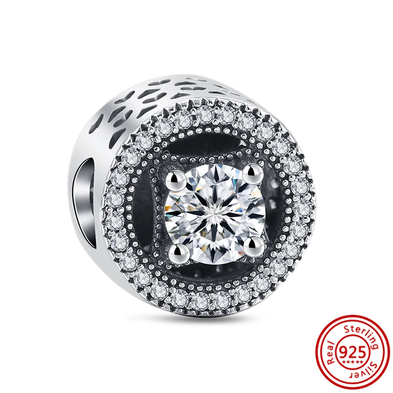 Authentic 925 Sterling Silver Snowflake, Starfish, Shell & Heart Charms | Fit Original Bracelets DIY Women Jewelry