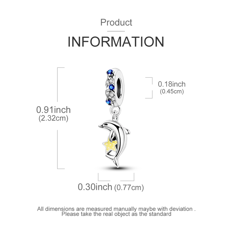 925 Sterling Silver Summer Ocean Collection Charms | Dangle Beads for Women Lover DIY Fine Jewelry Gift