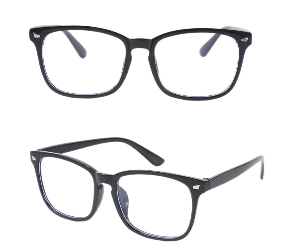 Blue Light Blocking Glasses – Square Nerd Frame Eyeglasses for Computer & Gaming | Anti Blue Ray Glasses