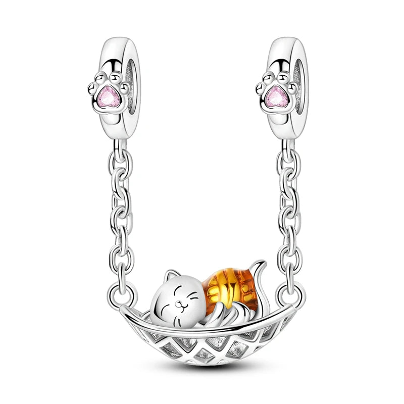 2025 Hot Sale 925 Sterling Silver CZ Pave Mother’s Embrace Dangle Charm | Fit Original Pandora Bracelet DIY Jewelry