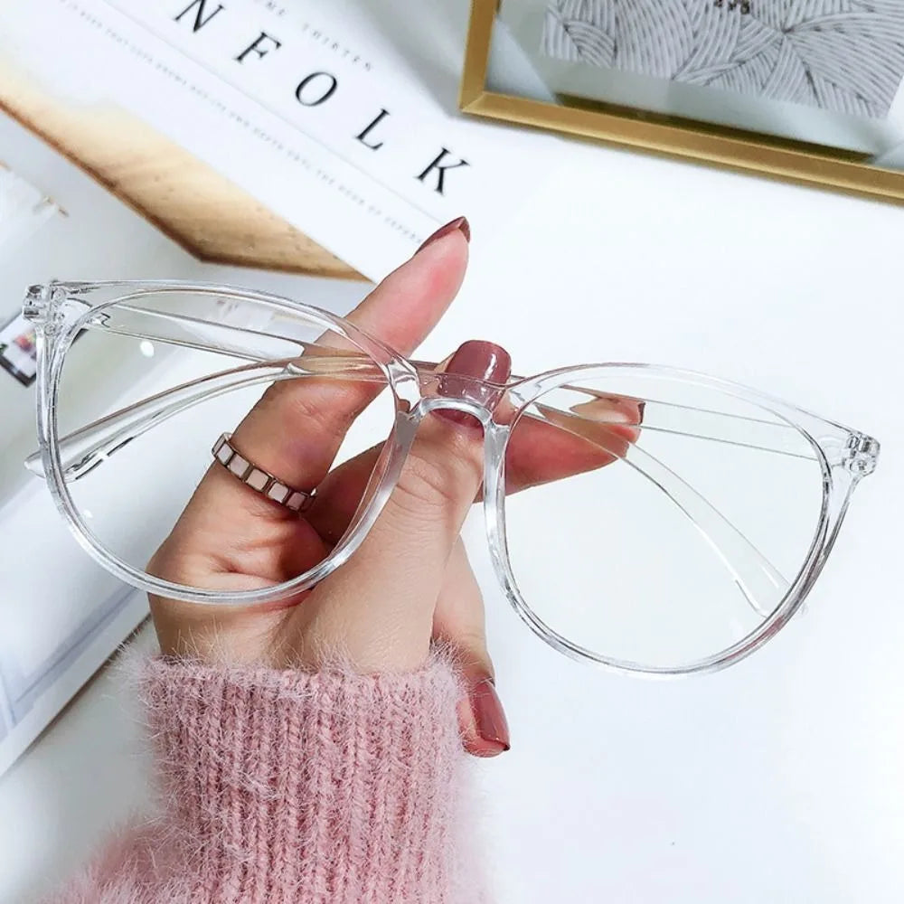 Large Square Frame Anti-Blue Light Glasses – Fashion Retro Computer Reading Eyeglasses for Men & Women | Optical Spectacle Eyewear