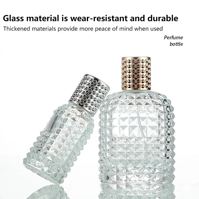 30ML/50ML Travel Perfume Atomizer – 1PCS/3PCS Pineapple-Shaped Refillable Spray Bottle | Portable Transparent Unisex Dispenser